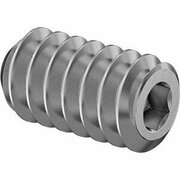 BSC PREFERRED Super-Corrosion-Resistant Cup-Point Set Screw 316 Stainless Steel 6-32 Thread 1/4 Long, 25PK 92313A144